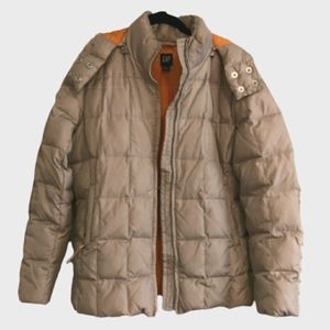GAP puffer dawn coat jacket size M